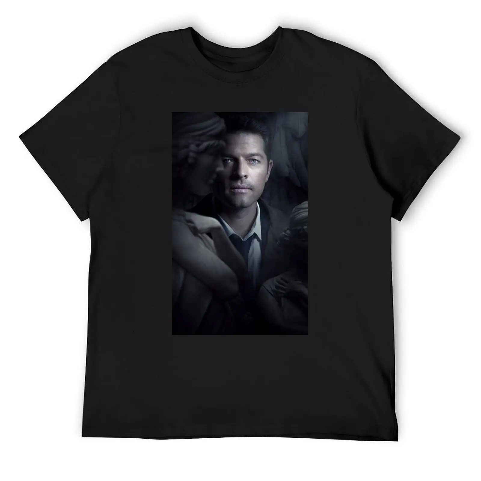 

CASTIEL T-Shirt street wear funny meme t-shirts Clothing mens clothes