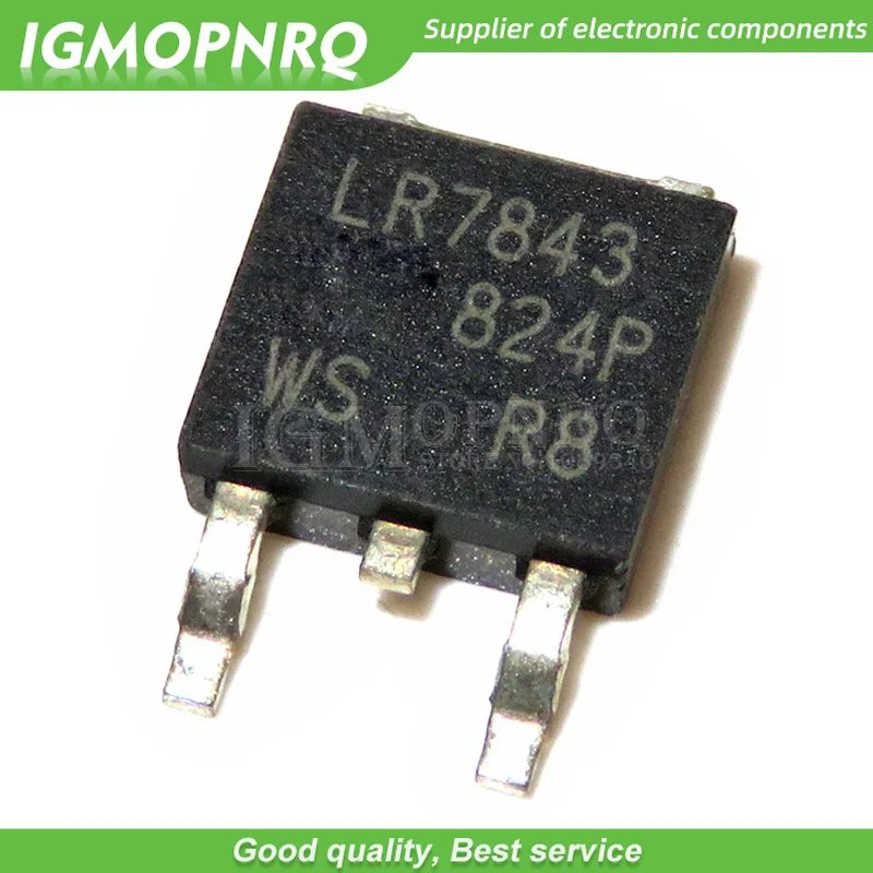 10pcs  IRLR7843 LR7843 IRLR7843TRPBF Power MOSFET TO-252