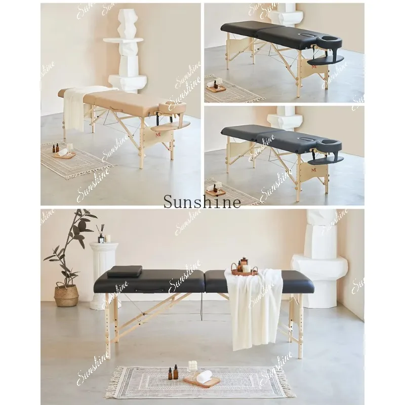 

Folding massage beauty bed massage boning treatment bed gym stretching TF