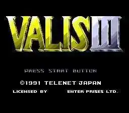 Valis Iii 16Bit Md …