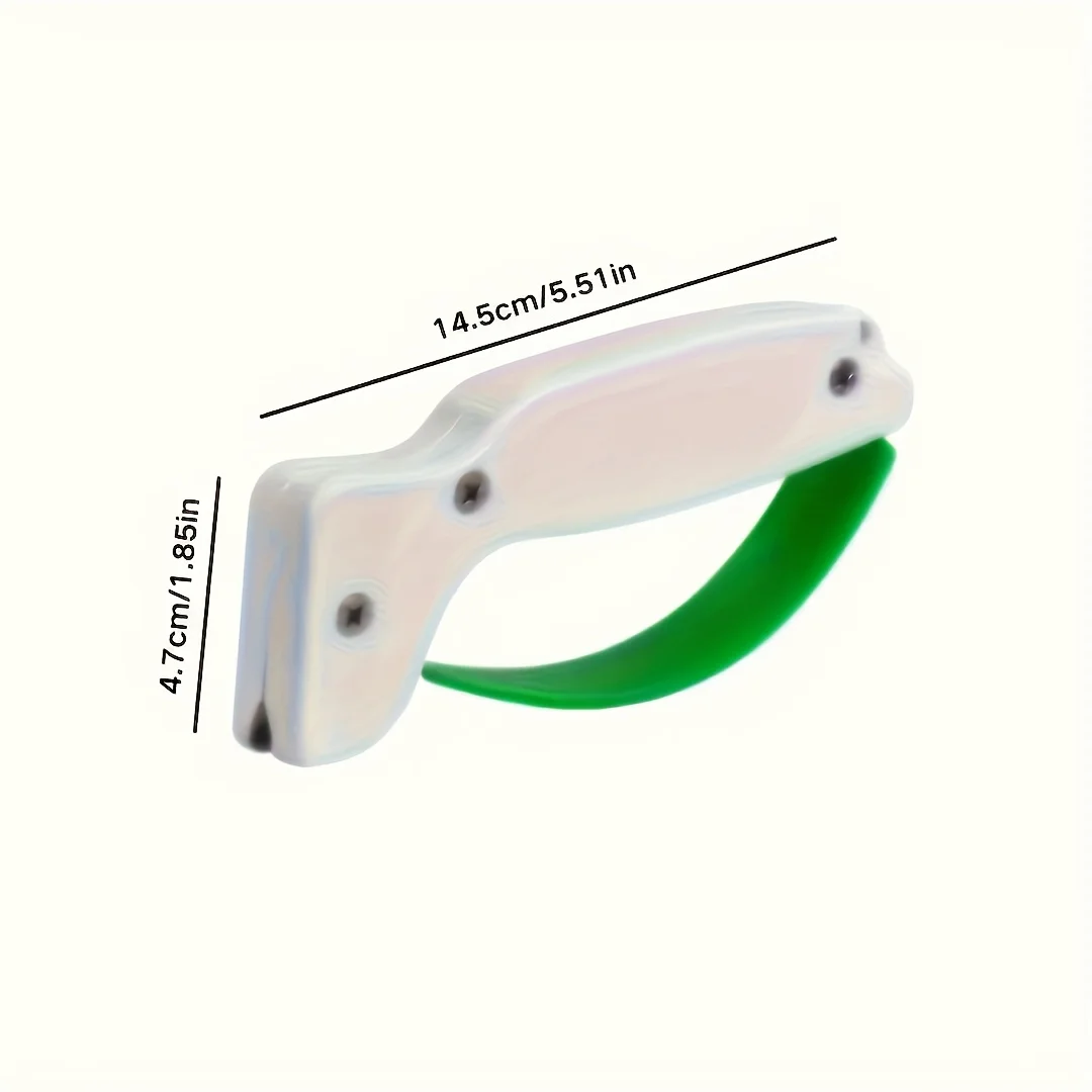 1Pc PVC Tungsten Steel Blade Sharpener - Hand Sharpener for Pocket Knives, Serrated Blades, Axes and Swords