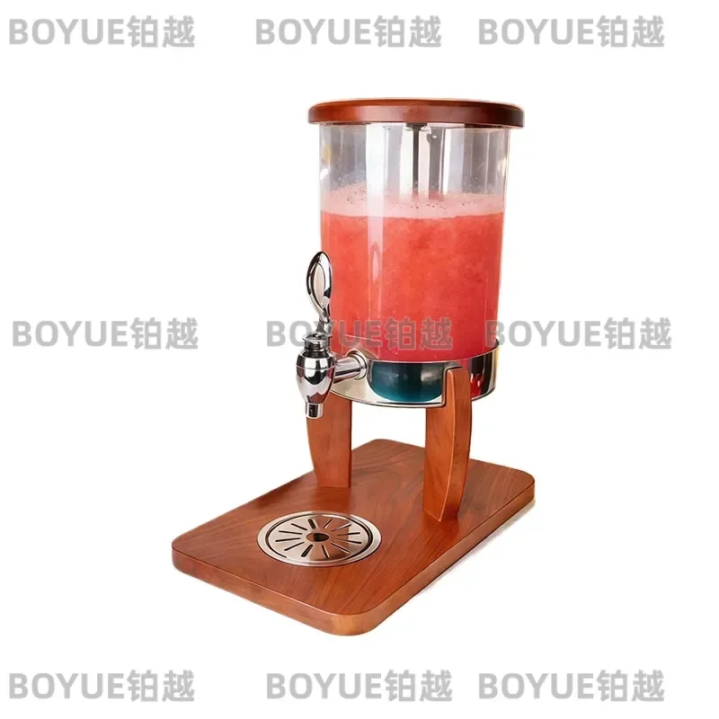 Commercial Beverage Dispenser with Stand Transparent Drink Barrel for Lemonade Milk Tea Coffee Beer Juice Party Serving