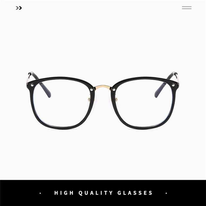 Blaulicht blockierende ovale Brille für die kurzsichtige photo chrome Myopie-Brille mit Leoparden rahmen-0,5-0,75 bis-6 – Detail 3