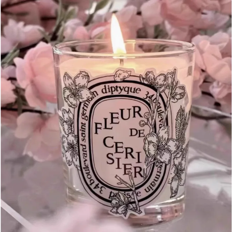 Romantic Transparent Scented Fragrance Candle Light Gift Scented Aromatic Candles Guest Gift Candles Wedding Candles Candle Jar