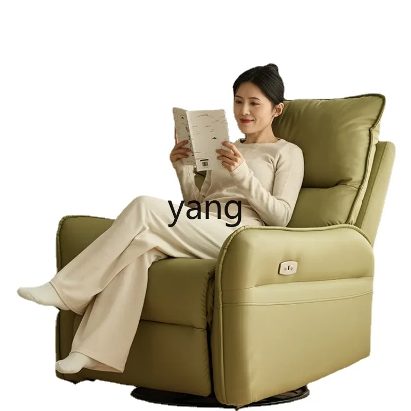 

LTT living room reclining chair lazy sofa household multi-functional electric reclining and sleeping swivel chair