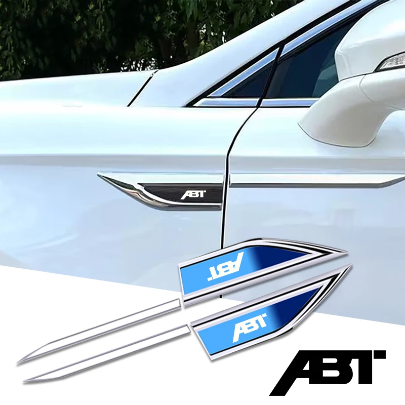 

2pcs car accessory Side Doors Blade car stickers car accessories interiors for VW Volkswagen Audi Skoda Seat abt