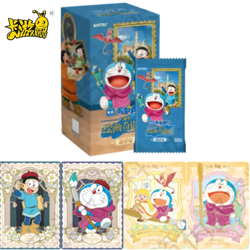 

KAYOU оригинальная карта мира Doraemon Nobita, картина из фильмов, анимационная коллекционная карта, детские игрушки, Рождественский подарок