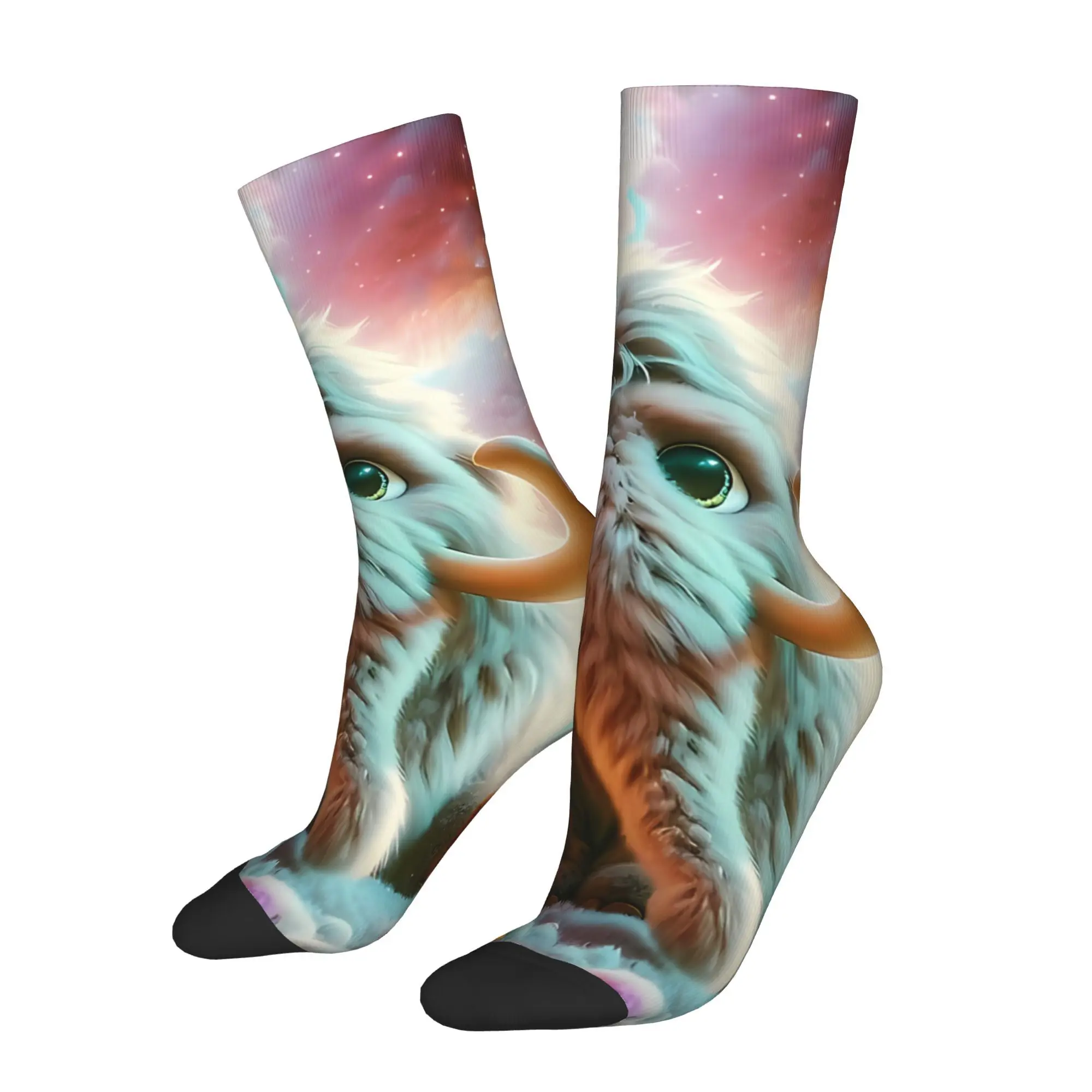 

Wool Woolly Mammoth Sock Printed Man Polyester