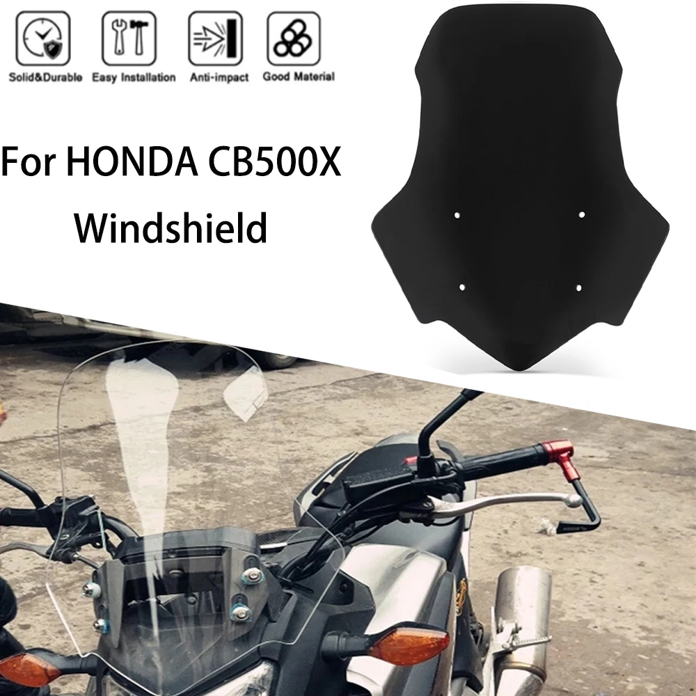 MTKRACING For HONDA CB500X 2016-2024 Motorcycle Windscreen Screen Windshield Fairing Accessories