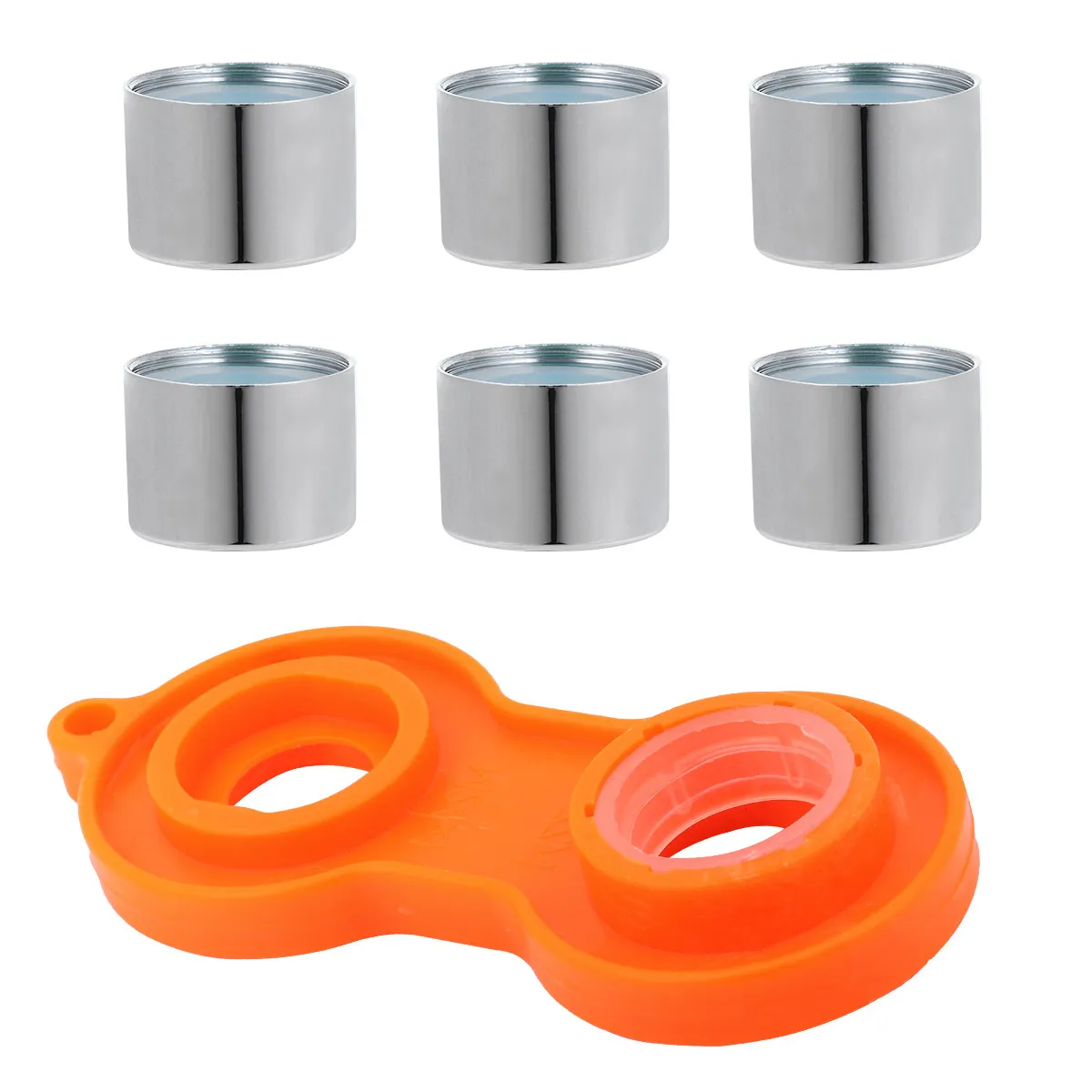 

7pcs 22Mm Aerator Bubbler Water Saving Filter For Kitchen Sink Aerator Bathroom Sink Tap Nozzle Screens Rustproof