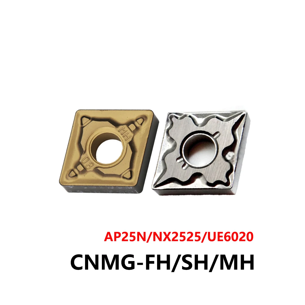 Original CNMG120404-FH AP25N CNMG120404 CNMG120408 SH CNMG120408-MH UE6020 NX2525 Carbide Inserts CNC Lathe Cutter CNMG 120408