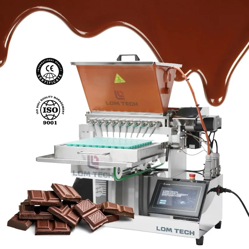 New Desktop Chocolate Fruit Jelly Semi-Automatic Soft Candy Depositor Multi Vitamin Gummy Machine 304 Stainless Steel High