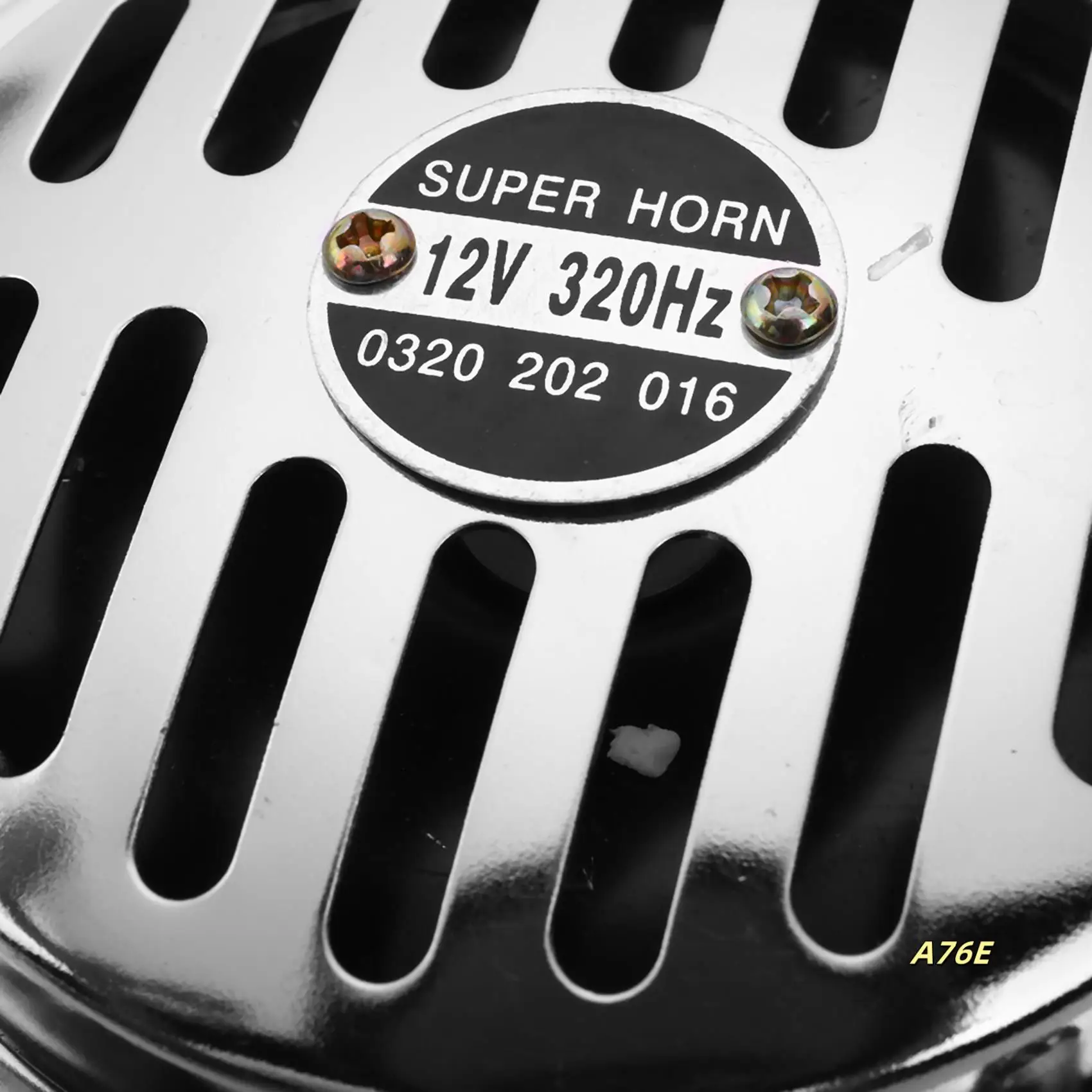 

12V 115DB Universal Chrome-Plated Car Horn Compact Super-Sound Car Truck Motorcycle Waterproof Grille Horn Accessories