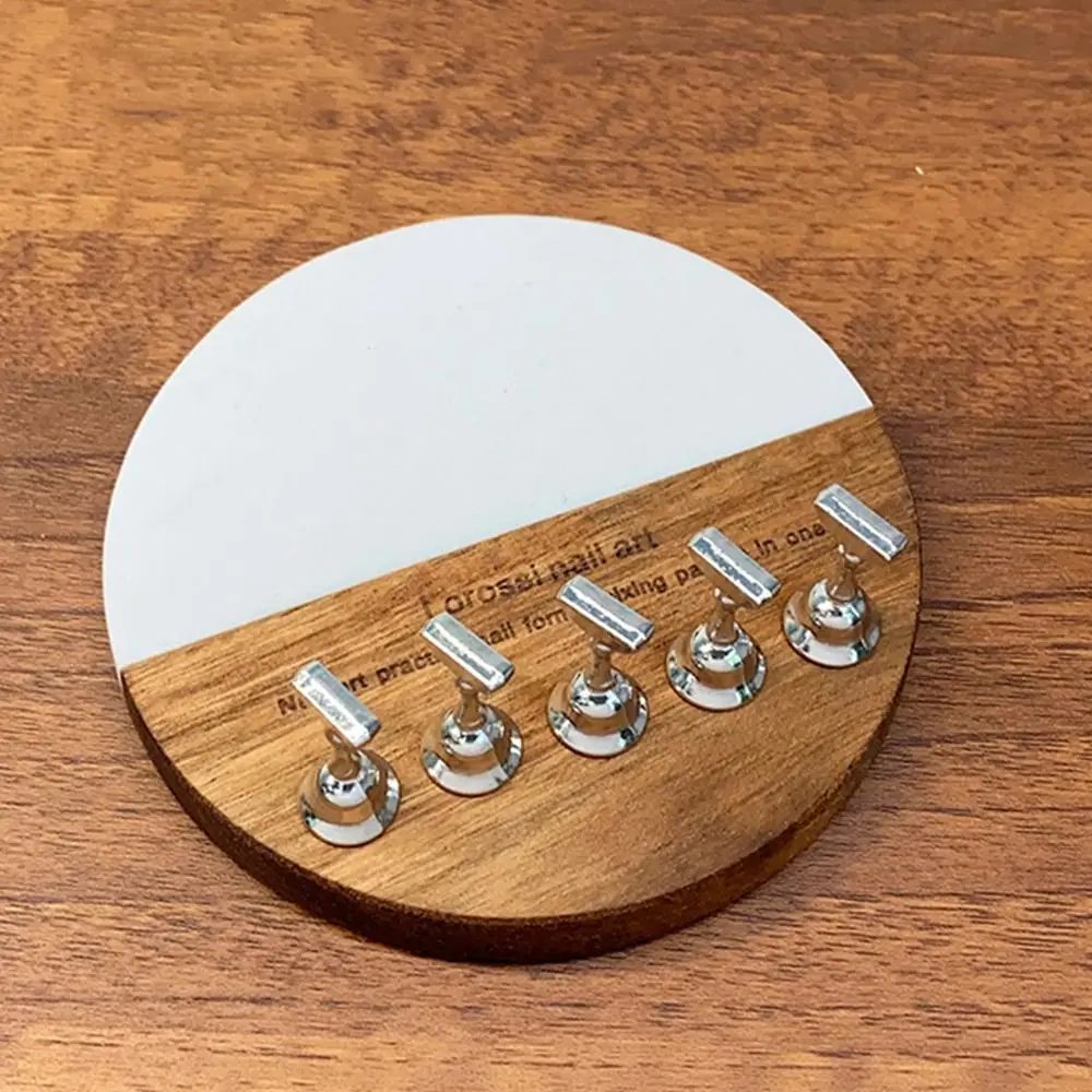 

Квадратный/круглый магнитный держатель для дизайна ногтей, сильный магнитный 5, держатели для ногтей, стеллаж для демонстрации ногтей, съемный, простой в использовании