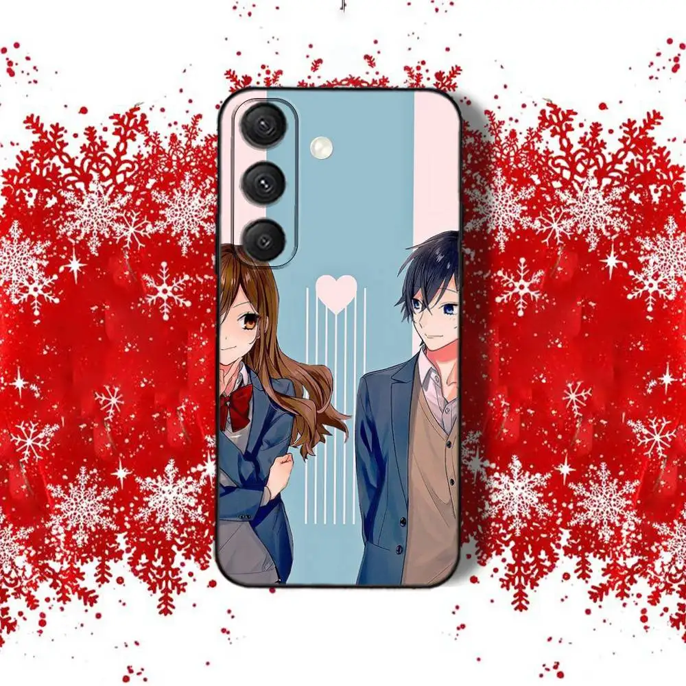 H-HorimiyaS Campus Love Handyhülle für Samsung S22, S24, S20, S25, S23, S30, S21, Ultra, Plus, Fe, Lite 4G, 5G, schwarze Softcover