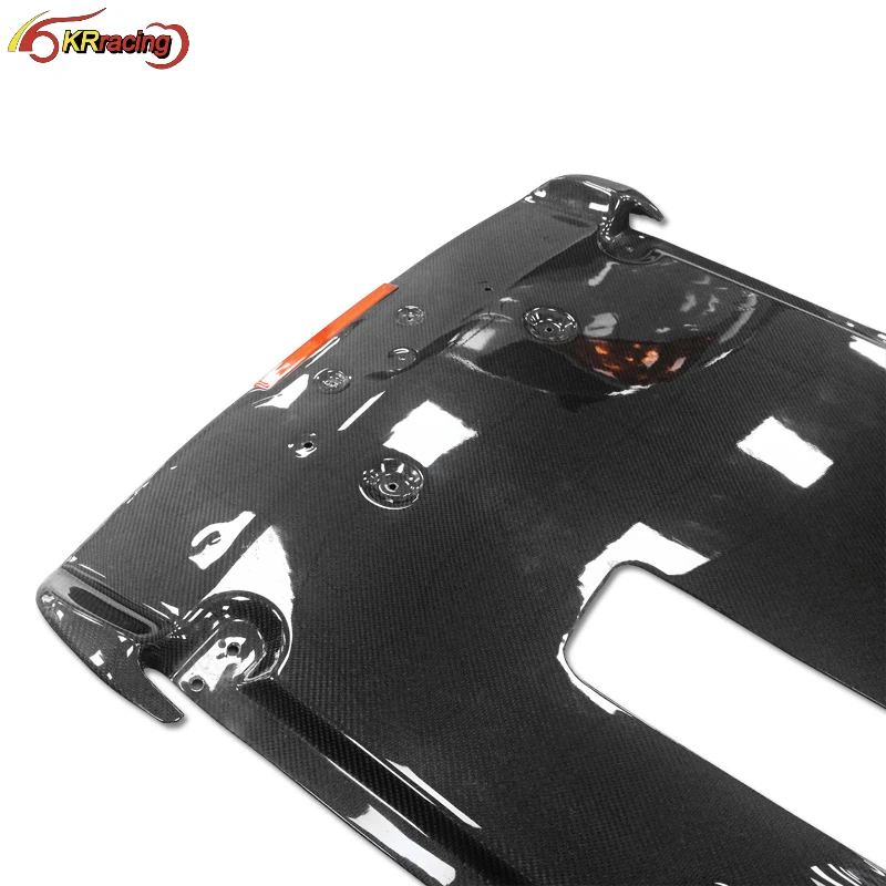 2012 VER OEM Style Carbon Fiber Car Rear Diffuser Lip With LED Light For Nissan GTR R35 2008-2018