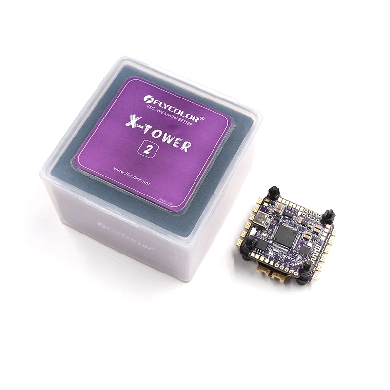 FLYCOLOR X-TOWER 2 FPV Stack - F722 Flight Controller with 60A 32Bit 4in1 ESC
