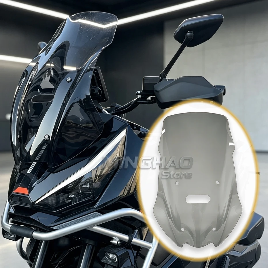 Neue Motorrad-Windschutzscheibe, Modifizierter Höhenverstellbarer Front-Regenschutz, Windabweiser, Zerstörungsfreie Installation für ZONTES 368G