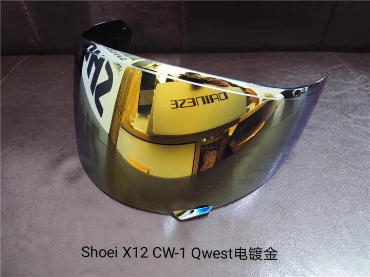 Helmet Shield For SHOEI X12 CW-1 RF-1100 XR-1100 Qwest X-Spirit 2 QWEST Helmet Visor Uv Protection Casco Moto Visera Sunshield