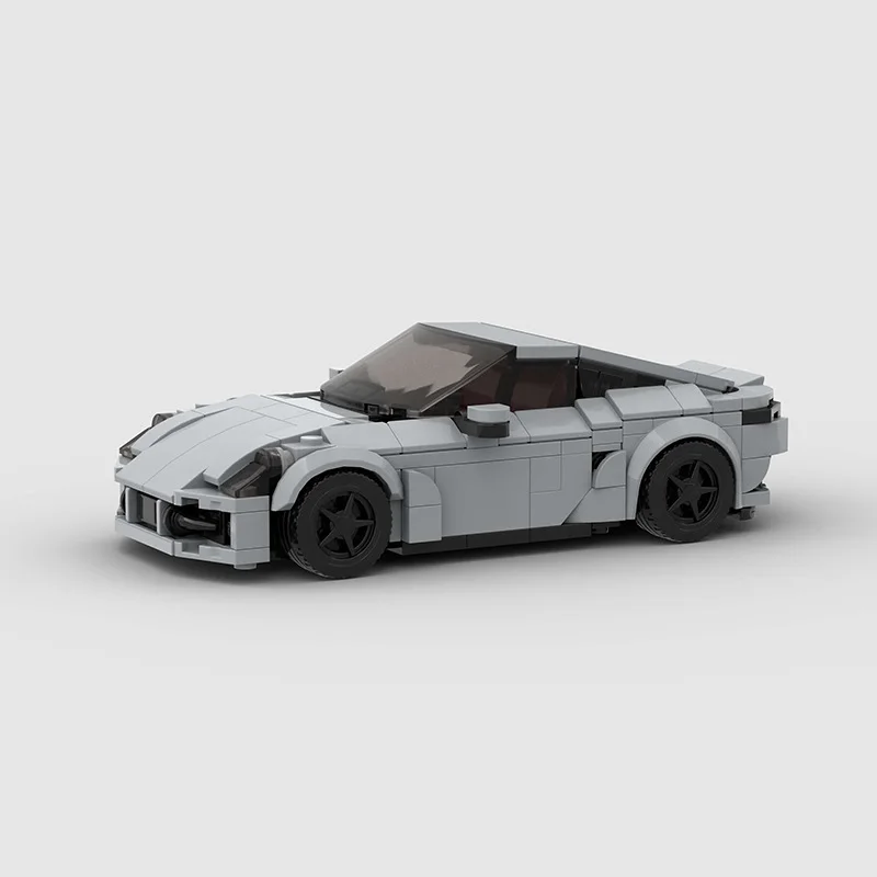 Children's toys big G car racing model MOC building block compatible Lego small particles puzzle DIY foreign trade wholesale
