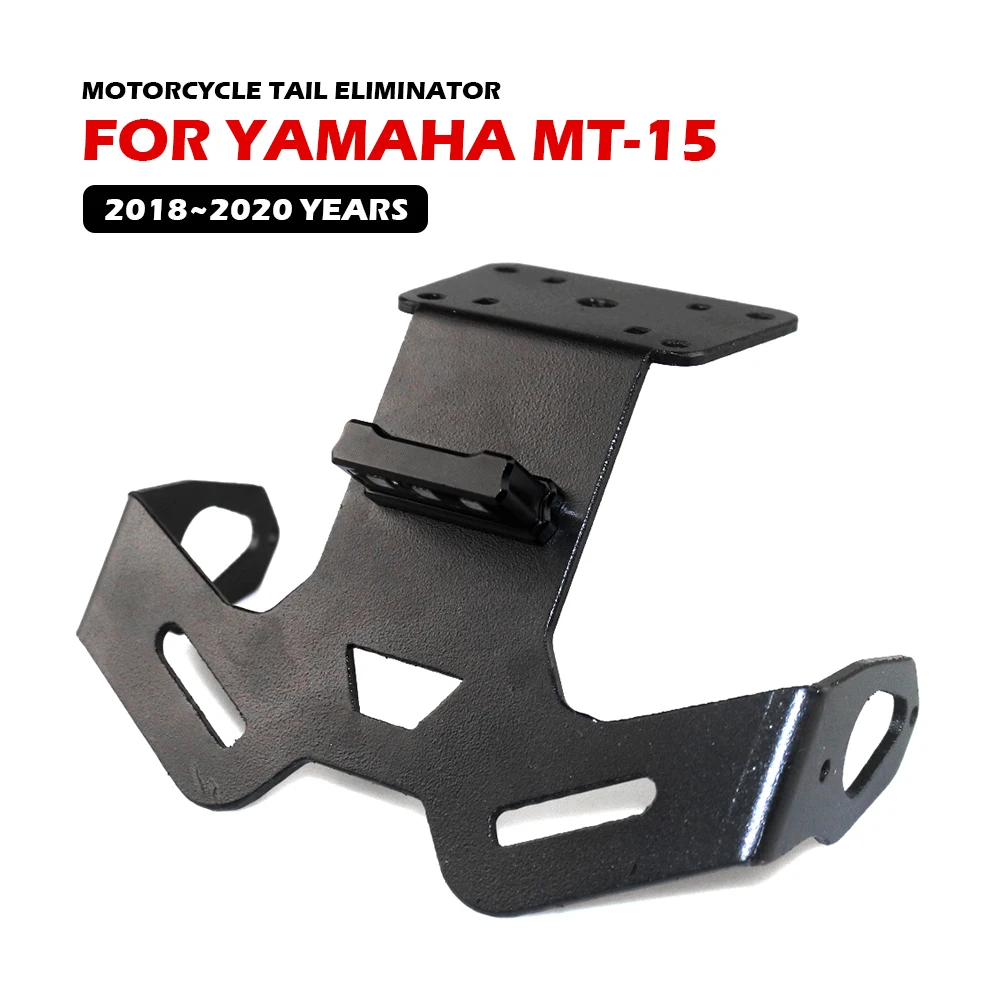 

MT-15 Motorcycle License Holder For YAMAHA MT15 2019 2020 Tail Eliminator Modified Steel License Plate Accessories