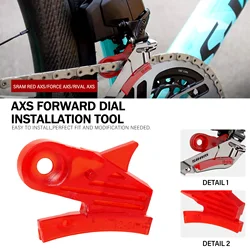 FOR Sram AXS RED FORCE RIVAL Front Derailleur Setup Installing Tool 12 Speed Front transmission derailleur adjusting tool