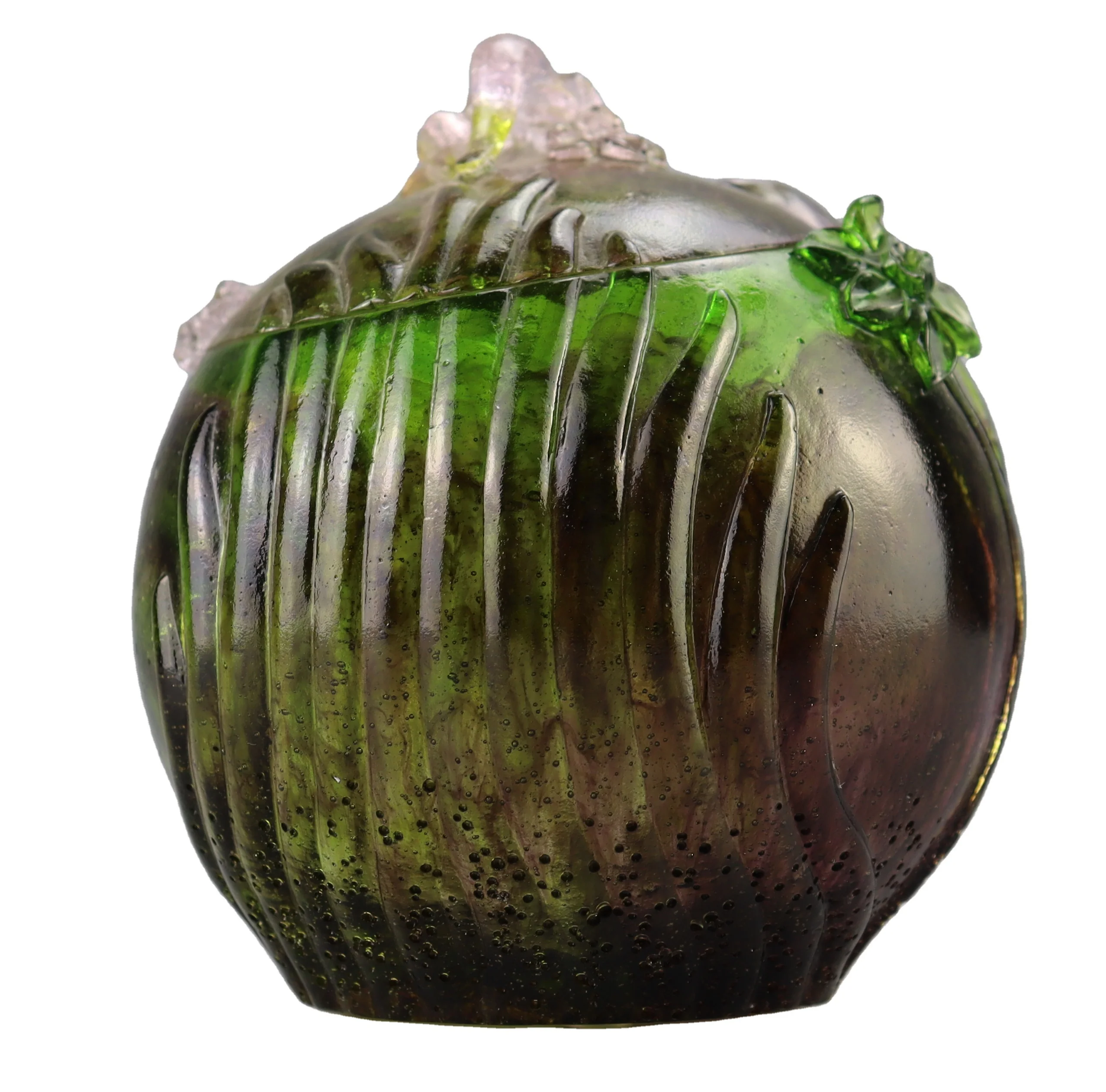 R%*ArtFamily Luxury Crystal Narcissus Vase Modern Art Glass Lost-Wax Process Jiangsu Origin 5-Star Hotels Fine Dining Elite