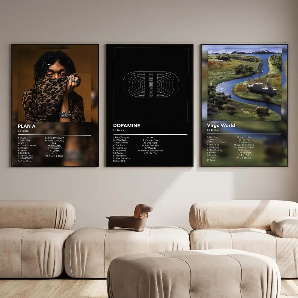 Rapper L-Lil Tecca Album Poster PP Wall Decor Posters Celebrity Music Art Prints Bedroom Office Gift