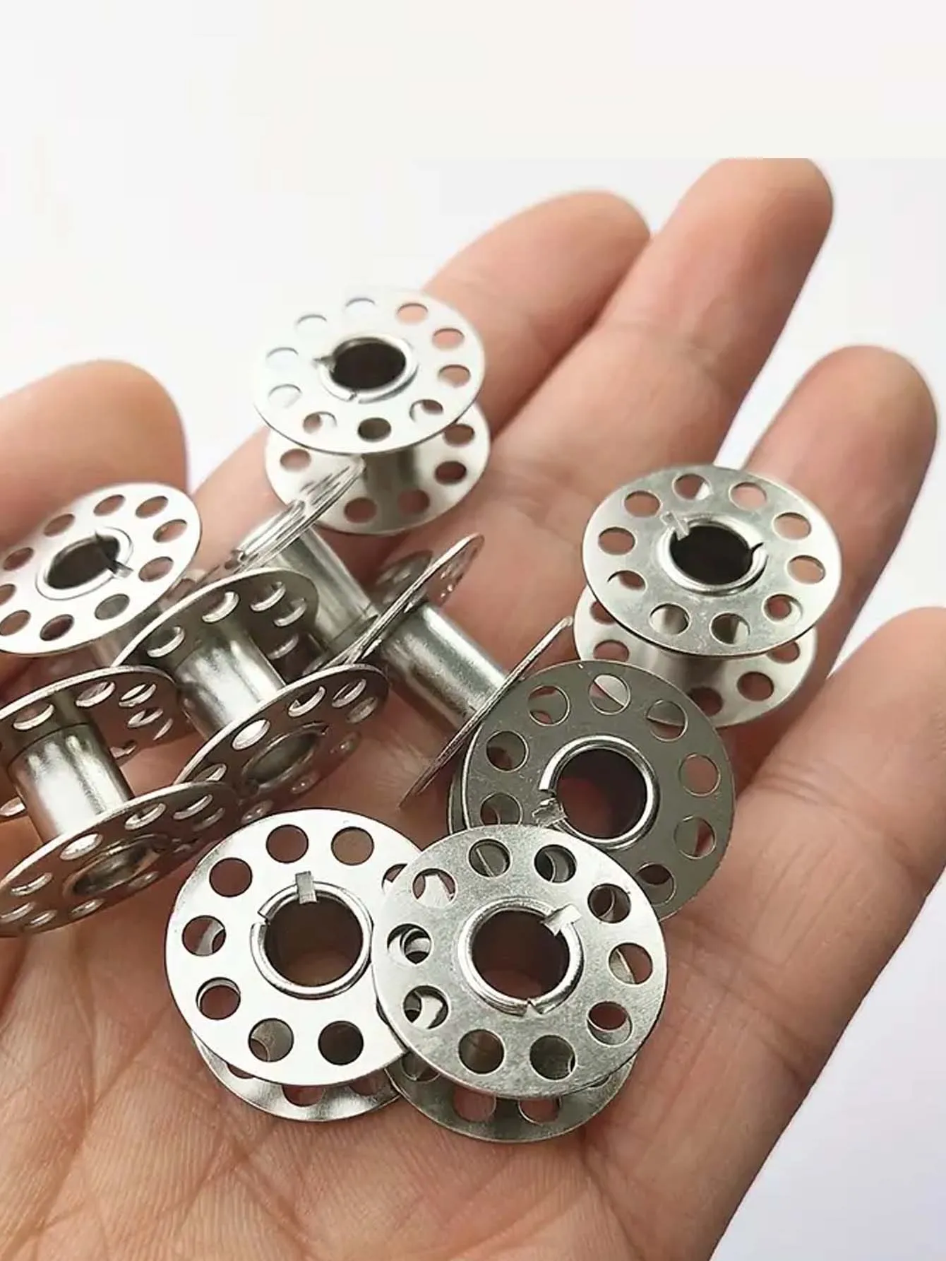 

5/12/24PCS Durable Metal Construction for Brother Sewing Machine, Essential Sewing Craft Stainless Steel Sewing Machine Bobbins