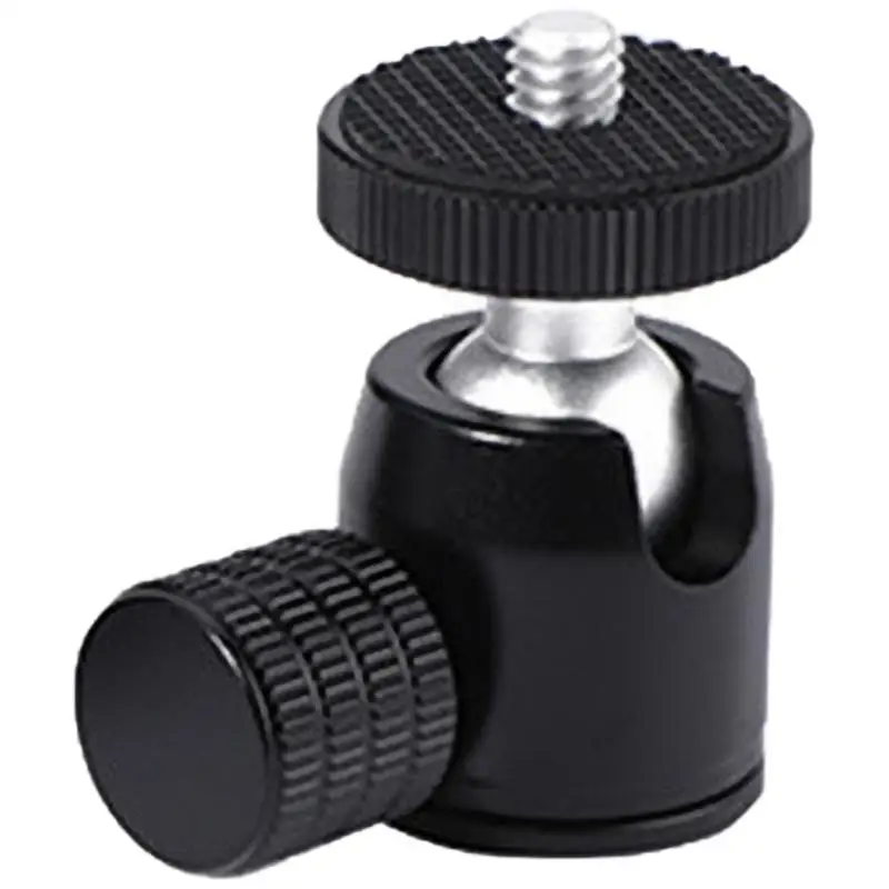 

R53C Tripod Round Head 360 Panoramic Metal Quick Release Plate 1/4" Screw Thread Mount Tripod Head for Monopod Slider Camera