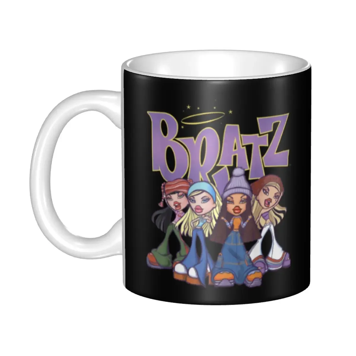 Bratz Rock Angelz Cartoon Anime Movie Coffee Mugs DIY Custom Ceramic Tea Milk Mug Cup