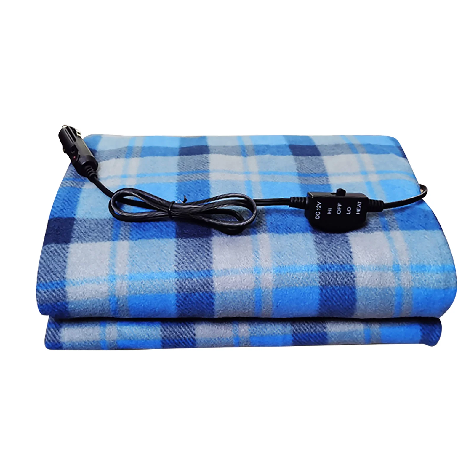 Car Heating Blanket 12V Heated Cigarette Plug Constant Temperature Heating Pad 2-Speed Switchable Heater Mat for Vehicle Camping