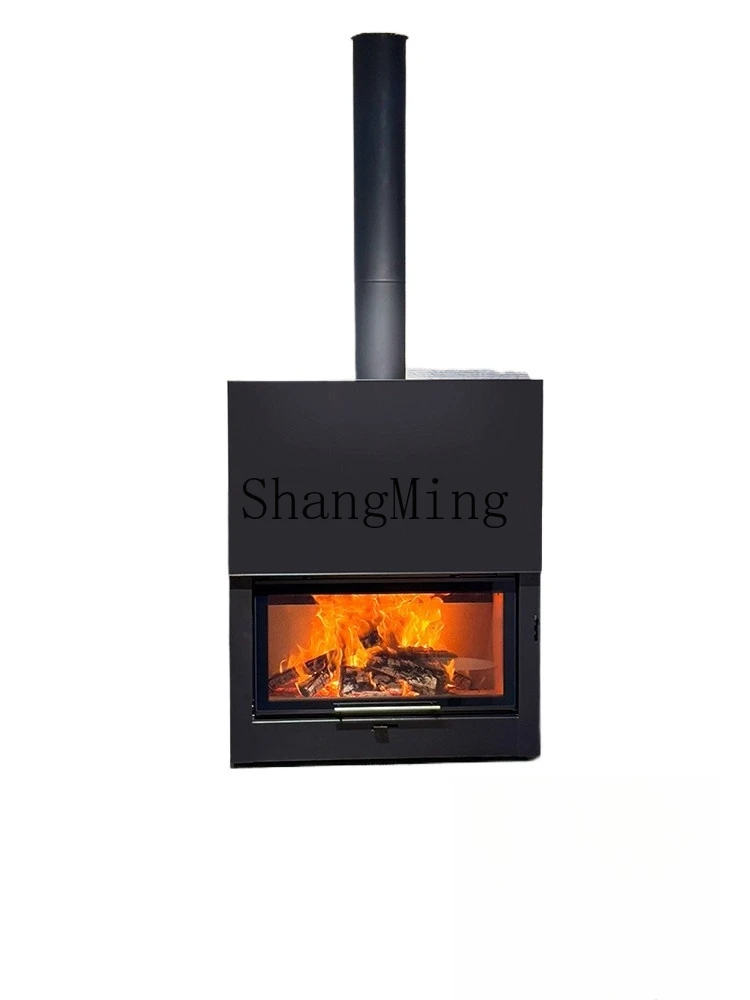 CL Fireplace Real Fire Firewood Built-in Heating Upper Ramen Villa Home Homestay Firewood Fireplace