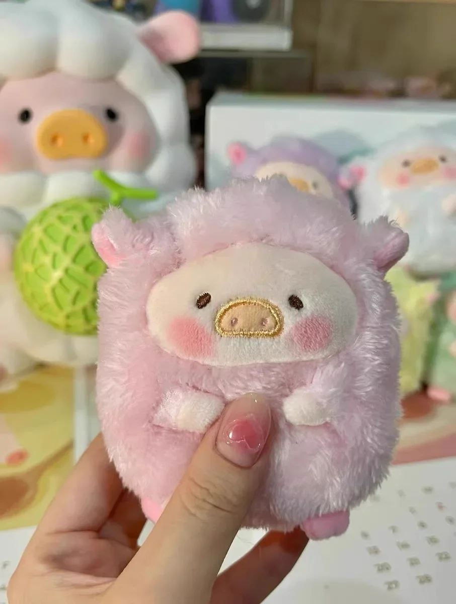 Lulu Pig-Rainbow Sheep Blind Box, Ação Kawaii Anime, Figuras Misteriosas Brinquedos, Hobbies Adivinha Bag, Caixas Supostas Modelos, Presentes para Meninas