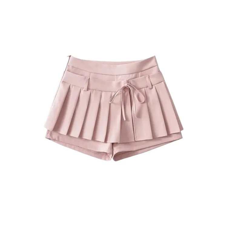 Fashion Two Piece Sets for Women Sexy Club Skirts Suits Short Sleeve T-shirt + Mini Pleated Shorts Skirt