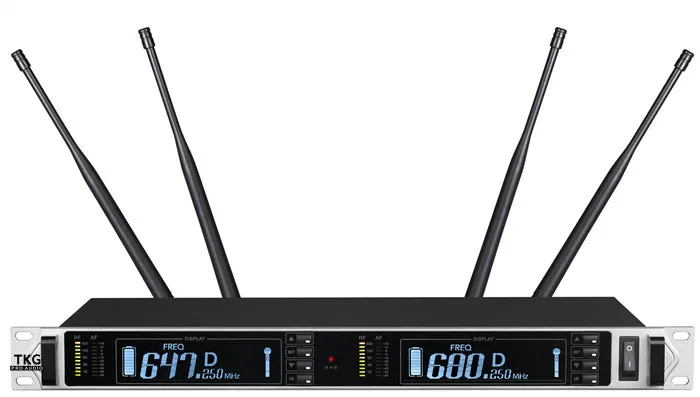 TKG TURE DIVERSITY 640-690 МГц UR-3500-L профессиональный аудио УВЧ двухканальный беспроводной петличный микрофон беспроводной петличный микрофон