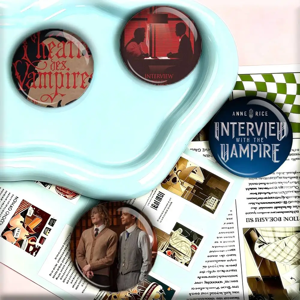 IWTV Interview with the Vampire  25mm 32mm 44mm 58mm 75mm Brooches Badges Pins for Accessories Gift