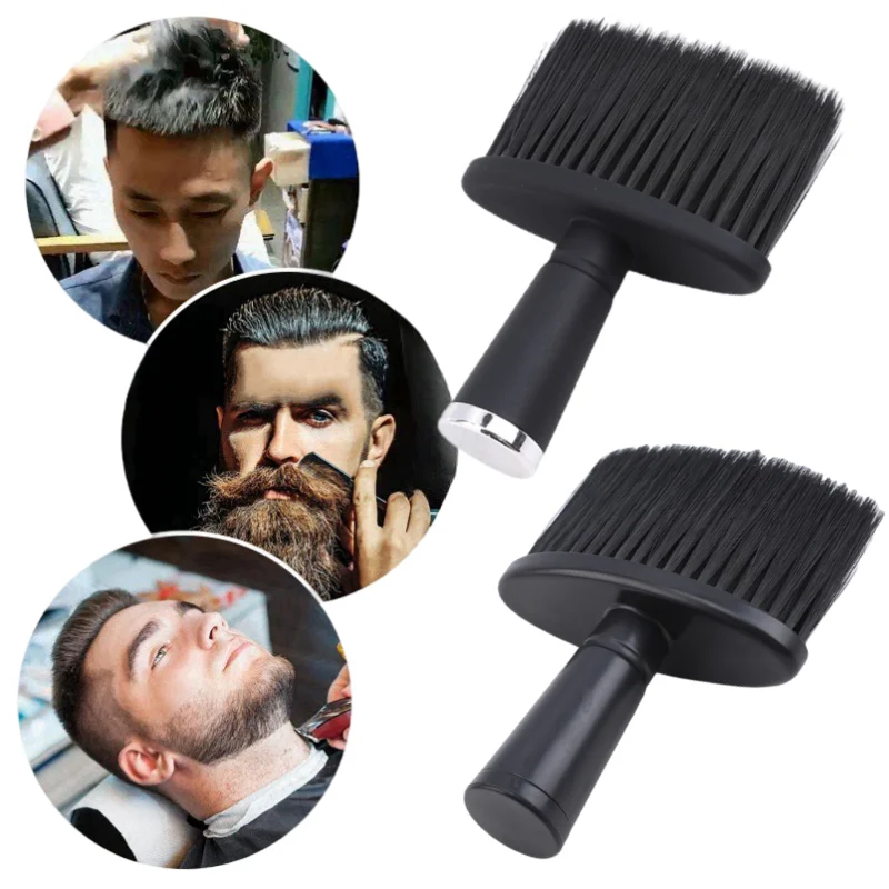 

1/2pcs Professional Soft Neck Face Duster Brush Barber Hair Clean Hairbrush Beard Brush Salon Cutting Hairdressing Styling Tool