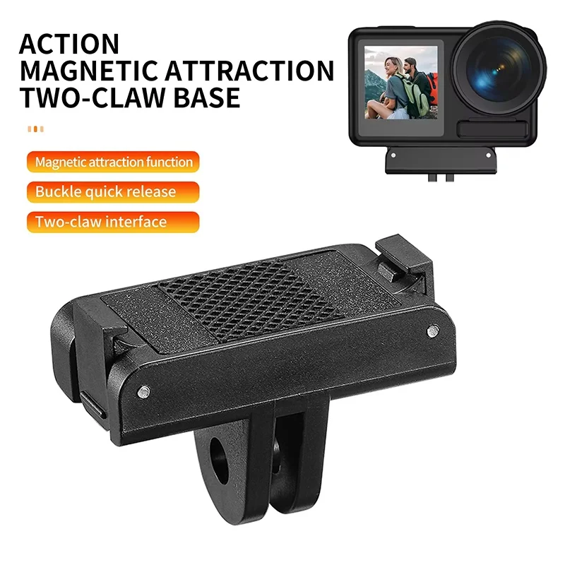 Magnetic Base For DJI OSMO Action 5 Fast Camera Mounting Setup Travel Vlog Camera Accessories For Vlog Outdoor Shooting Tools