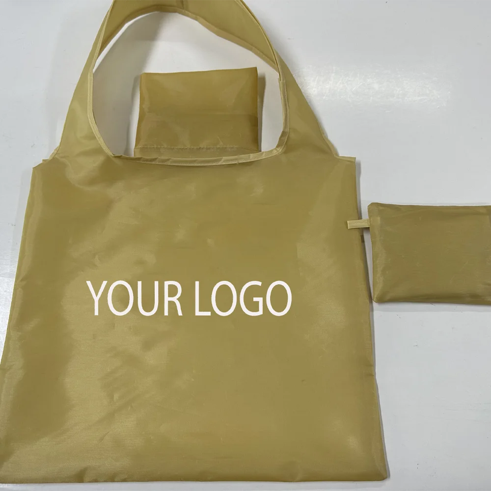 

Factory Custom Heave Duty Foldable Square Bag Recycled Sustainable Polyester Tote Bag Reusable Durable Handbag for Grocery