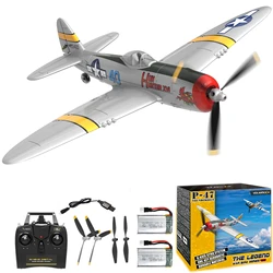 P47 RC Plane Thunderbolt 2.4G 4Ch RC Fighter 400mm Wingspan P47 RTF Aircraft One-key Aerobatic RC Warbird Airplane Toys Gifts