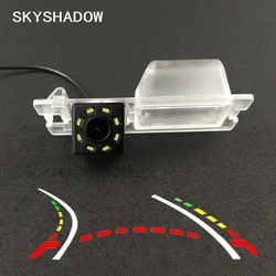 Cámara trasera CCD inalámbrica para coche, ojo de pez, 4, 8, 12 Led, visión nocturna dinámica, impermeable, aparcamiento, marcha atrás, para Fiat Bravo 2011