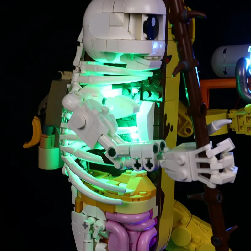 مجموعة إضاءة LED MAXCXT لـ LEGO 77072 Fortnite Peely Bone DIY مصباح ديكور لا يشمل مكعبات البناء ﻿