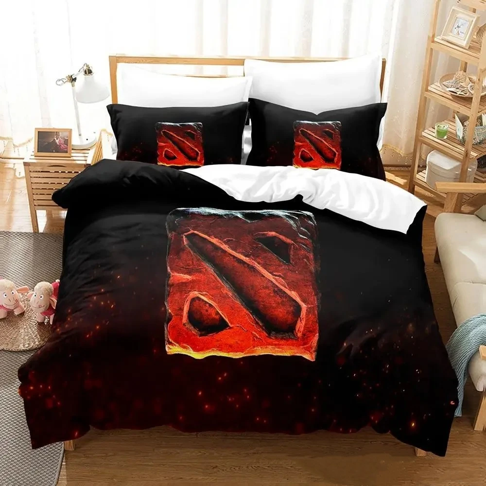 2023 Game Dota 2 Bedding Set Single Twin Full Queen King Size Bed Set Adult Kid Bedroom Duvetcover Sets Anime parure de lit Bed