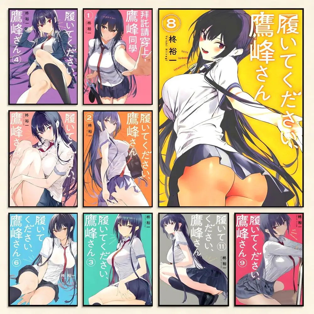 Manga Comedy P-Please Put Them On Takamine-San Poster Series Print Unframed Aesthetic Wall Decor Gift Living Room Bedroom