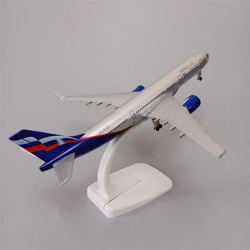 Aeroflot de aleación de Metal, modelo de avión de 20cm, aeroplano fundido a presión, Airbus 330, A330