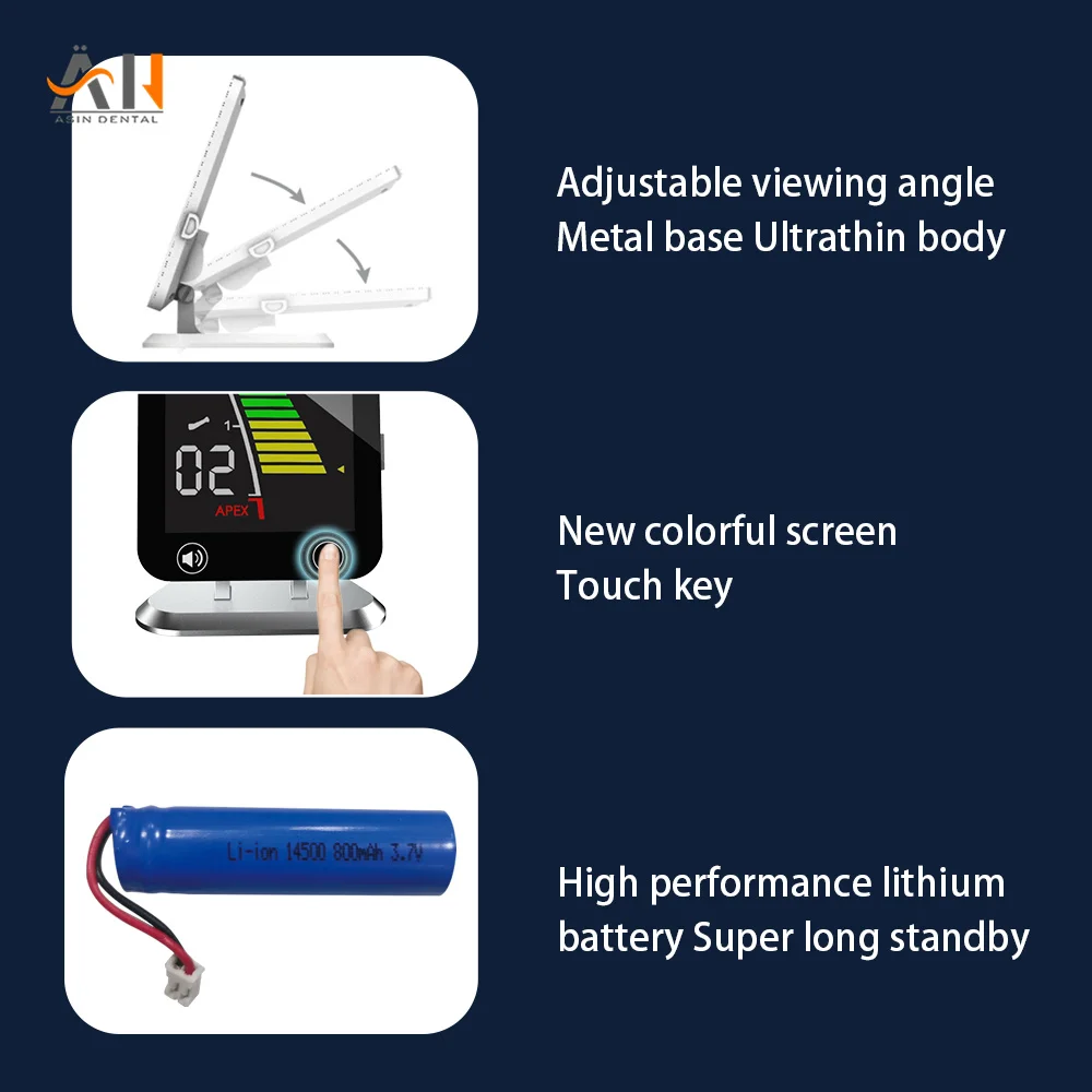 DEASIN Dental equipment 1:1 Endomotor endodontic handpiece 360 degree rotation with apex locator for root canal treatment