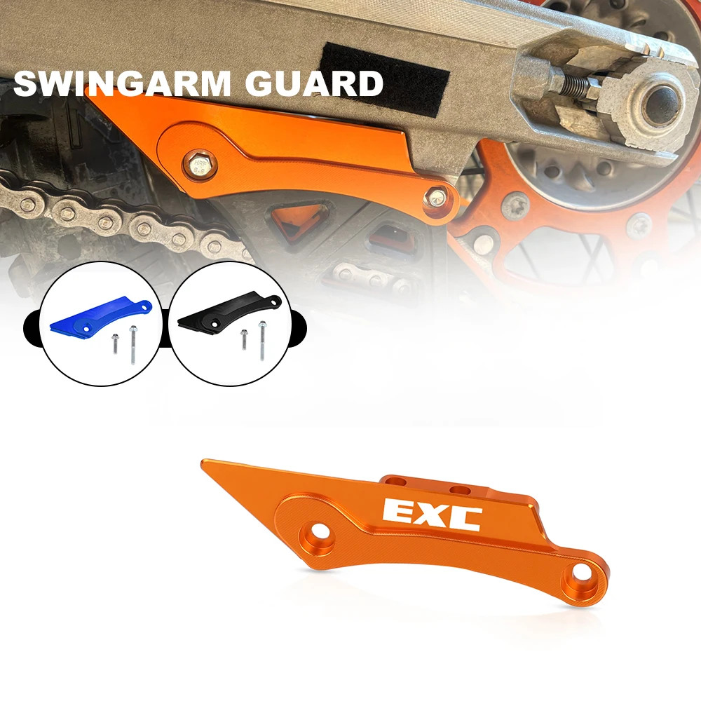 

Motorcycle Swingarm Guard Protector Cover For 125-500 EXC EXC-F SX SXF XC XC-F XCW XCF-W TPI 6D Six Days 2012-2022 Aluminum