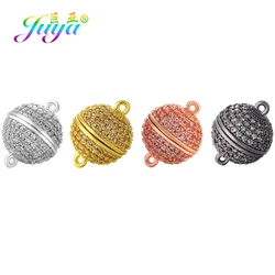 Juya-Crochets de fixation pour bricolage, connecteur fait main, fermoirs magnétiques, accessoires pour perles grossières, perles, bijoux exécutifs