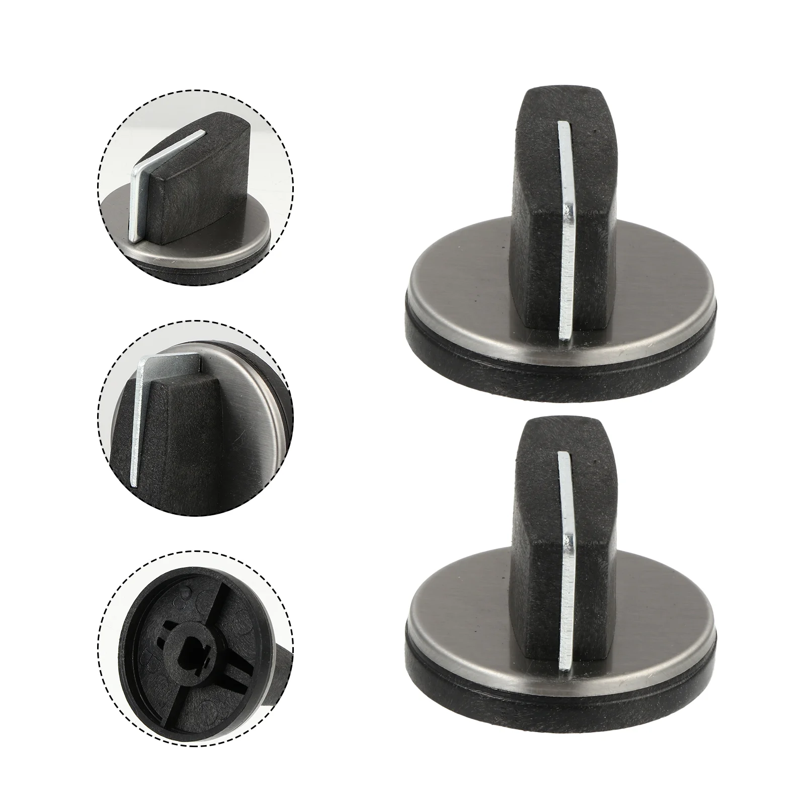 4 Pcs Gas Stove Ignition Buttons Home Gas Stove Accessories Right Angle 0° Plastic Stove Gas Stove Knob